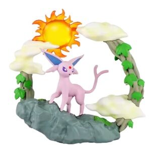 Pokemon Espeon Re-Ment Circular Diorama Figure Eifie Figurine Toy New